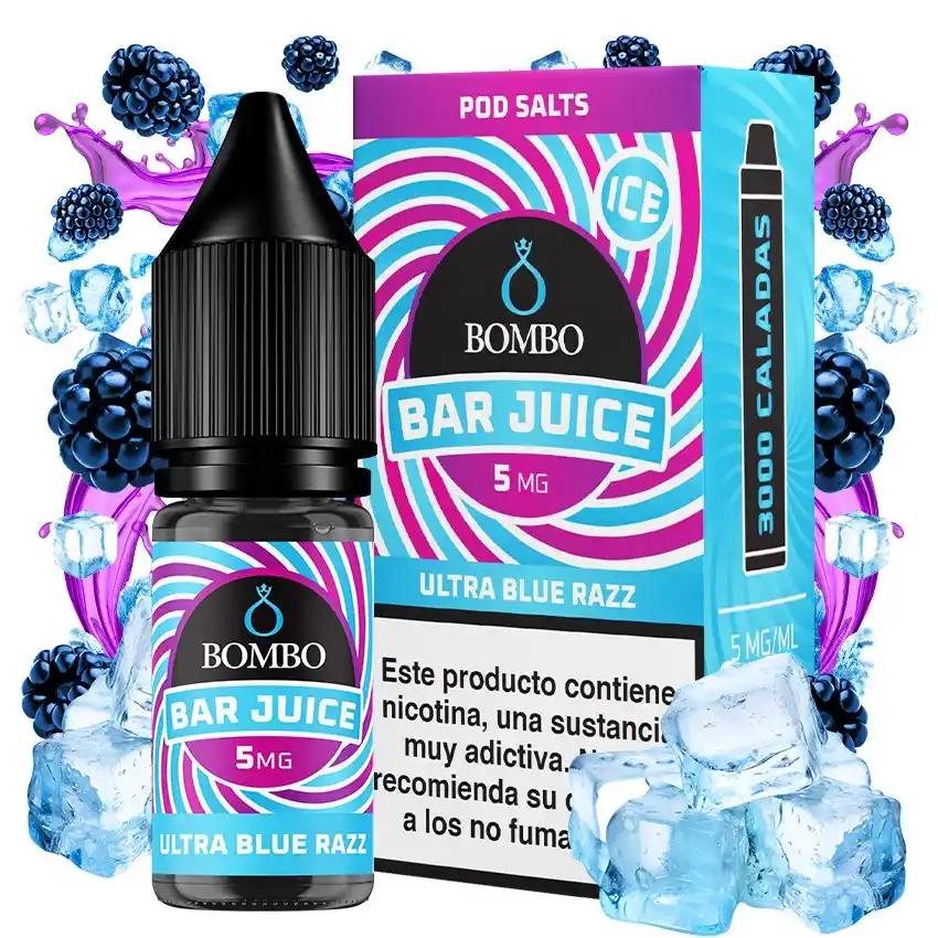 Ultra Blue Razz Ice bombo